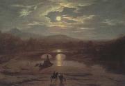 Washington Allston Moon-light landscape (mk43) Germany oil painting artist